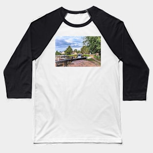 Aldermaston Wharf From the Lock Baseball T-Shirt